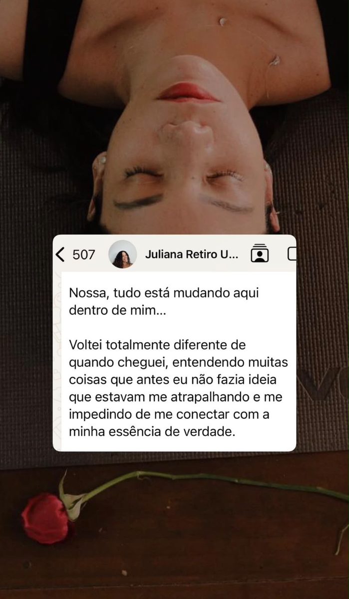 Voltei totalmente diferente de quando cheguei.